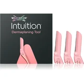 Wilkinson Sword Intuition DermaGlow nadomestna glava za poravnavo obrvi, 3 kosi