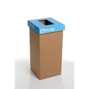 Koš za ločeno recikliranje odpadkov, 20 l, RECOBIN Mini, moder