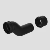 58 937 00 0000: WC premostitvena priključna cev SANIT, 80 mm, fi: 90/fi: 110
