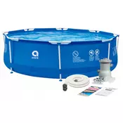 JILONG bazen sa metalnom konstrukcijom i pumpom za precišcavanje vodeSirocco Blue, 360x76cm