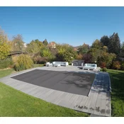 CF. Group Rolo pokrivalo Flex pravokotno, 800 x 400 cm - antracit - Zunanje mere: 850 x 450 cm