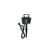 Vanjski vrtni stup s uticnicama IP44 + gumeni kabel 1,5 m