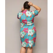 Resti Womens floral fabric dress PLUS SIZE