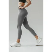 Trendyol Dark Gray High Waist Knitted Tights with Elastic Waist
