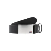 TOMMY HILFIGER Pas PLAQUE 3.5 ADJ, črna