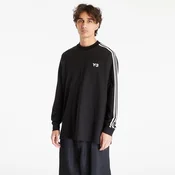 Majice Y-3 3-Stripes Long Sleeve Tee UNISEX Black/ Off White XS