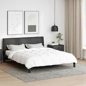 vidaXL Odeje in posteljnine Bela 240 x 200 cm Puh