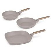 Komplet ponev s titanovo površino Taupe Nordic 3-delni 55316