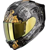 Scorpion EXO-1500 Air Apus integralna motociklisticka kaciga crno-sivo-zlatna