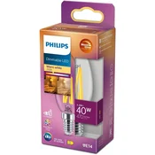 Philips LED E14 Crown 3.4W (40W) Clear Dim WarmGlow 470
