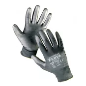 Črne najlonske rokavice BUNTING BLACK. PU dlan - 7