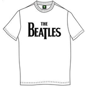 The Beatles Unisex majica Drop T Logo White (Retail Pack) S