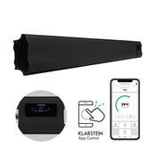 KLARSTEIN Cosmic Beam Smart 30, infrardeči grelec, 3000 W, krmiljenje z aplikacijo, črna barva (ACO7-CosmicBeSm30-BK)