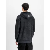 ALPHA INDUSTRIES Majica  črna / naravno bela
