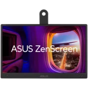 ASUS ZenScreen MB166CR prijenosni monitor – 16 (15,6 vidljivo), FHD (1920 x 1080), IPS, USB Type-C, bez treperenja, filter plavog svjetla, površina protiv odbljeska, stalak od 360° 90LM07D3-B03170