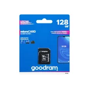 Kartica MicroSDXC 128GB+ad,SD CL10 GOODRAM