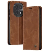 AVIZAR Vintage torbica za Redmi Note 15 4G/5G kolekcija CaseMe, Temno rjava, (5000274382)