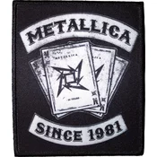 Metallica 30th Anniversary Playing Card Iron-On Patch