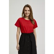 Marisse Womens Blouse L-Ts-4328 Red