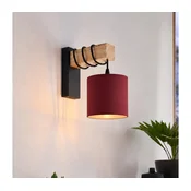 BRILAGI - Zidno svetlo NUBILA 1xE27/60W/230V braon/crna/pompejska crvena
