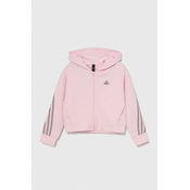 Adidas G FI 3S FZ, djecja jakna, roza IS3407