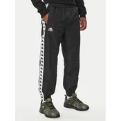 Kappa Spodnji del trenirke Orfeo 36235NW Črna Comfort Fit