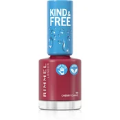 Rimmel Kind & Free Nail Polish 8ml 166 Cherry Chance