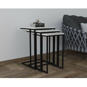 HANAH HOME Set stolova Stoli Black Cyrstal