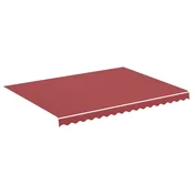 Vidaxl Nadomestno blago za tendo bordo rdeče 4x3 m