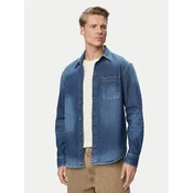 Tommy Jeans Jeans srajca DM0DM23390 Modra Regular Fit
