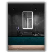 shumee LED osvetljeno ogledalo 65x70 vodoodporno IP65, obešalno navpično in vodoravno