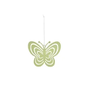 Viseči kovinski metulj PASTEL BUTTERFLY - več barv Barva: Oranžna