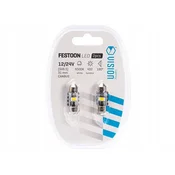 VISION C5W LED cevne žarnice 31mm 12/24V 6500K bele barve CANBUS VISION