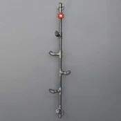 Hanah Home Civiluk Metalne Cevi, Tamno Sivi