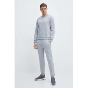 CALVIN KLEIN MEN'S GRAY ZIPLESS SWEATSHIRT