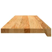 shumee vidaXL Podloge za stopnice 8 kosi rjave 90x25x2 cm trdna hrastovina