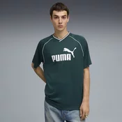 Mens Puma Essentials Football Jersey, Green, Size XL, Clothing