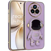 GS Ovitek za Realme 14 Pro 5G Astronaut, vijoličen