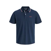 JACK & JONES Majica JJBLAZE  mornarska / bela