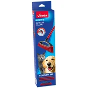 shumee 243316 Vileda Pet Pro Always Clean krtača za pometanje dlake in dlake