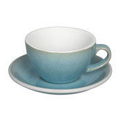 Loveramics Egg - Cappuccino 200 ml Cup and Saucer - Ice Blue