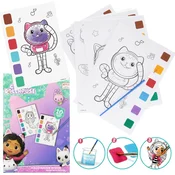 DreamWorks Gabbys Dollhouse Slikanje z vodo, ustvarjalni komplet za deklice, umetniški komplet za slikanje