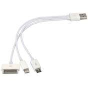 Trendy podatkovni kabel UNIVERZALNI Micro USB, iPhone 4, 4S, iPhone 5