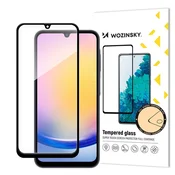 shumee 9H Full Glue kaljeno steklo s črnim okvirjem za Samsung A25