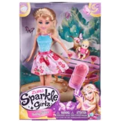 Alltoys Lutka Sparkle Girlz varuška, 28 cm, z dodatki