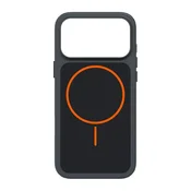 SBS SBS D3O Core ovitek za iPhone 18 Pro Max/17 Pro Max, MagSafe, črno-oranžen