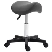 Homestar Stol sedež sedlo 48x47x45-59 cm siva