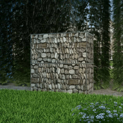 vidaXL Gabion Jeklo 100x50x100 cm