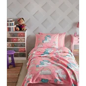 Hanah home Set Single prekrivac Unicornio, 160x235cm, Roze