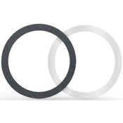 TECH-PROTECT MAGMAT MAGSAFE UNIVERSAL MAGNETIC RING BLACK  SILVER